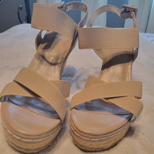 Strappy, wedge sandals